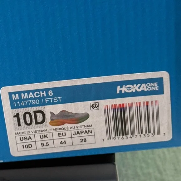 Hoka One One Men's Frost Starlight Glow Fashion Running Sneakers 10D NIB